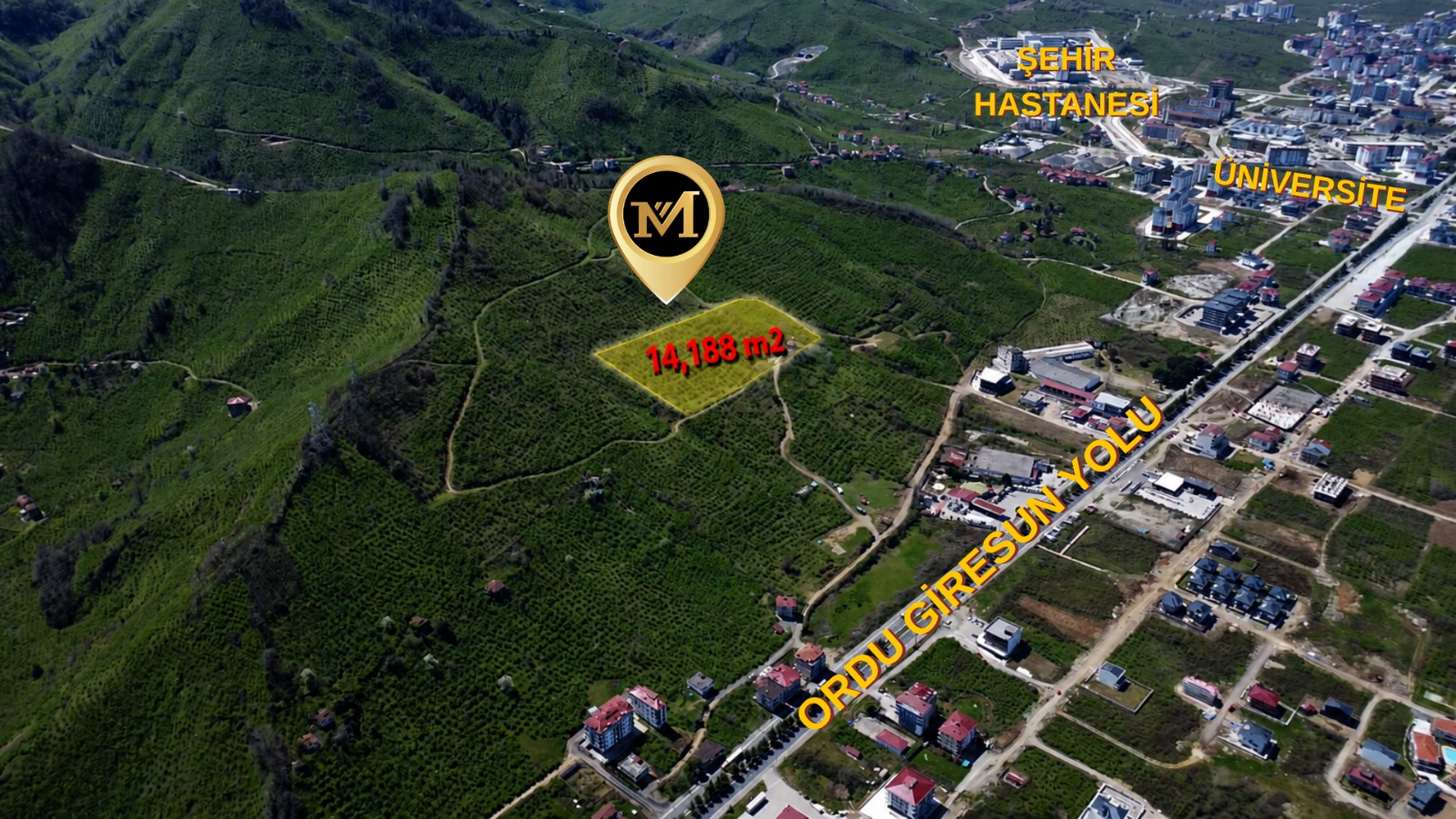 TURNASUYU MAHALLESİNDE DENİZ VE ŞEHİR MANZARALI KAT KARŞILIĞI ARSA